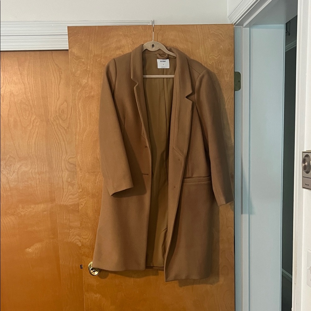 Old Navy Women's Camel Trench Coat